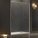 Nicchia doccia 130 cm colore oro spazzolato | KEF4000 kamalu - 1