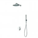 Set doccia con soffione tondo, doccetta e miscelatore | KAM-ARTE C5000 kamalu - 2