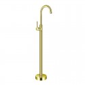 Miscelatore lavabo o vasca a pavimento finitura oro spazzolato | KAM-ARTE ORO kamalu - 1