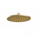Soffione per doccia tondo in acciaio finitura oro diametro 20cm | KAM-ARTE ORO kamalu - 1
