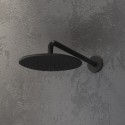 Set doccia nero opaco a parete con soffione, doccetta e presa acqua | KAM-ARTE NERO kamalu - 5