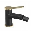 Miscelatore bidet colore nero opaco con leva bronzo | KAM-KANDA NERO-B kamalu - 1