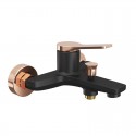 Miscelatore vasca nero opaco leva oro rosa | KAM-KANDA NERO-RG kamalu - 3