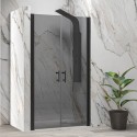 Porta doccia saloon 90-95 cm vetro fumé | KSAL2800AN kamalu - 7