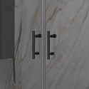 Porta doccia saloon 115-120 cm vetro fumé | KSAL2800AN kamalu - 6