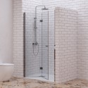 Porta doccia a libro 60 cm altezza 200h | KAM-KS700 kamalu - 1