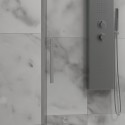 Porta doccia 130 cm scorrevole vetro 6 mm altezza 200h | KLA4000C kamalu - 7