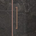 Porta doccia 80cm battente e fisso oro rosa spazzolato | KT4000RG kamalu - 7