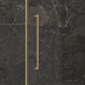 Porta doccia 90cm battente e fisso oro spazzolato | KT4000G kamalu - 7