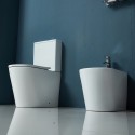 Set sanitari monoblocco rimless con copriwc soft close | KLEA-T kamalu - 1