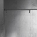 Porta doccia 130cm scorrevole colore acciaio grigio spazzolato | KSA4000G kamalu - 5