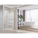 Doccia nicchia oro spazzolato 150cm scorrevole altezza 200cm | KSA4000G kamalu - 6