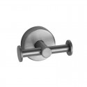 Appendiabiti bagno doppi ganci laterali acciaio inox satinato | MIRA-S kamalu - 1