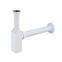 Sifone di scarico quadrato universale colore bianco opaco | KS050B kamalu - 1