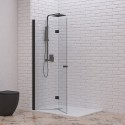Doccia walk in a libro 60 cm colore nero | KSW7000N kamalu - 1