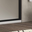 Porta doccia 120cm telaio nero e vetro opaco scorrevole | KFN5000NS kamalu - 5