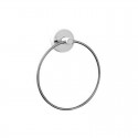 Portasalvietta anello in acciaio inox lucido e ABS bianco | NICO-B kamalu - 1