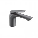 Miscelatore lavabo a canna lunga in ottone con finitura gun metal | KAM-L GUN METAL kamalu - 1