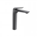 Miscelatore lavabo alto in ottone finitura gun metal | KAM-L GUN METAL kamalu - 1