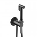 Miscelatore bidet in acciaio inox da incasso con doccetta finitura gun metal | KAM-L GUN METAL kamalu - 1