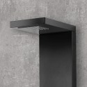 Colonna doccia idromassaggio nera effetto cascata e miscelatore a 4 funzioni | KAM-K7300N kamalu - 3