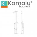 Colonna doccia da esterno in acciaio inox con miscelatore e doccetta| KA-300AI kamalu - 3