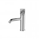 Miscelatore lavabo cromo con dettaglio in marmo bianco | MARMO-BIANCO kamalu - 2