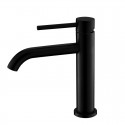 Miscelatore lavabo nero opaco linea curva | KAM-ARTE NERO kamalu - 1