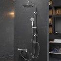 Colonna doccia con deviatore soffione 20x20 e doccetta modello G330 kamalu - 1
