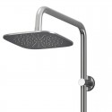Colonna doccia con deviatore soffione 20x20 e doccetta modello G330 kamalu - 5