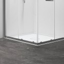 Box doccia 80x80 apertura doppio scorrevole finitura cromo | KZ-1000 kamalu - 4