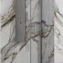 Box doccia angolare 70x90 due ante battenti finitura cromo | KS2800 kamalu - 14