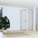 Box doccia 80x80cm semicircolare altezza ridotta 170 cm | CHIARA CURV-R kamalu - 1