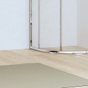 Box doccia 80x80cm semicircolare altezza ridotta 170 cm | CHIARA CURV-R kamalu - 7