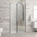 Porta per doccia battente con lato fisso 90.5-95.5 cm | KPX4000C kamalu - 2