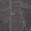 Porta doccia scorrevole 120 cm senza telaio color oro rosa | KNM4000GR kamalu - 8