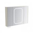 Mobile bagno 100 cm lavabo integrato e specchio contenitore | KAM-SM100 Kamalu - 6