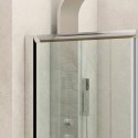 Box doccia ad angolo 70x70 altezza 180 cristallo trasparente K410 kamalu - 5