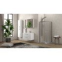 Box doccia 70x70 altezza 180cm vetro opaco K410 kamalu - 2