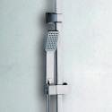 Colonna doccia design quadrato con soffione, doccetta e flessibile | V300C kamalu - 4