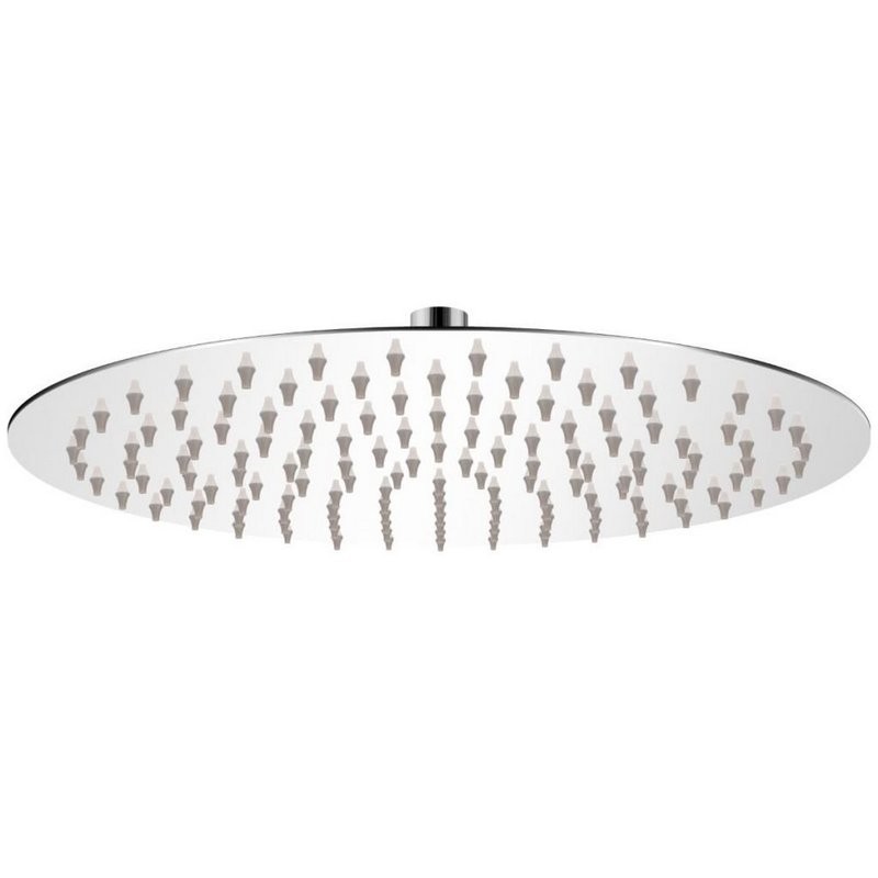 Soffione per doccia tondo in acciaio diametro 30cm ultraslim | SD30T kamalu - 1