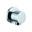 Presa acqua a muro tonda per flessibili doccia modello KP220 kamalu - 1