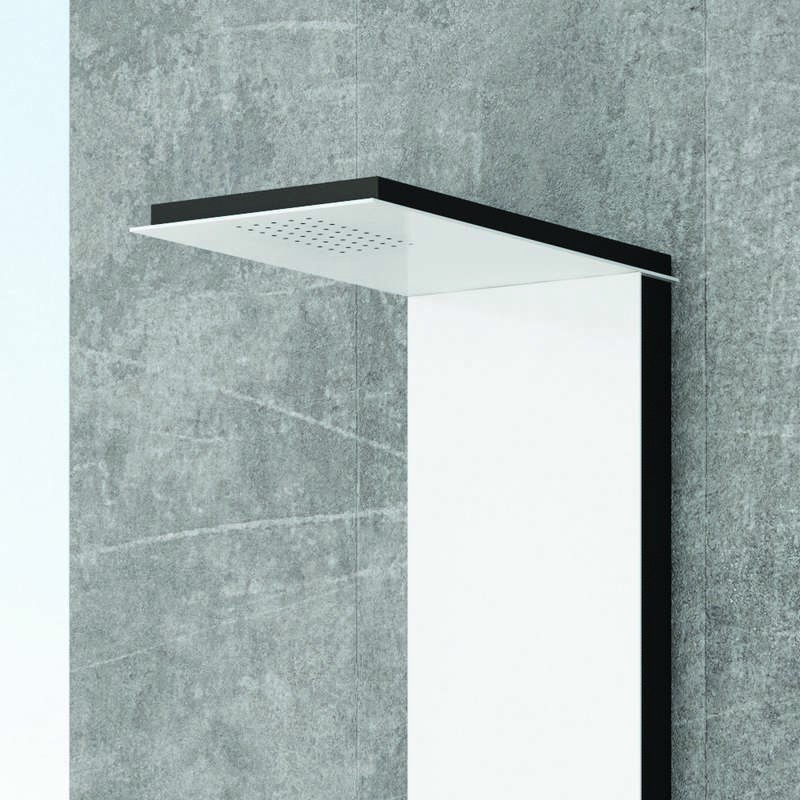 Pannello doccia idromassaggio colore bianco e nero| Kaman-BN9700 kamalu - 2