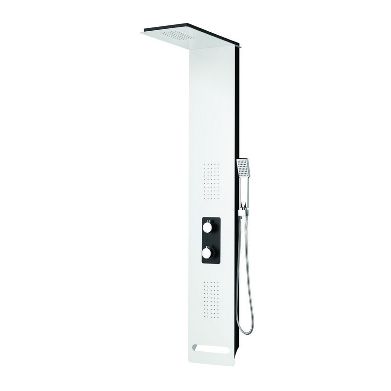 Pannello doccia idromassaggio colore bianco e nero| Kaman-BN9700 kamalu - 5