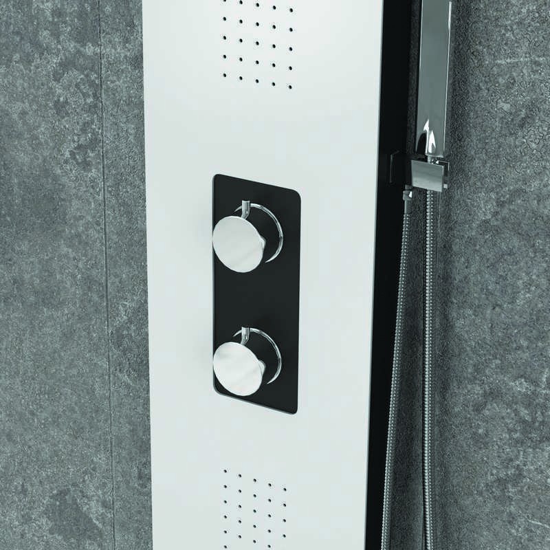 Pannello doccia idromassaggio colore bianco e nero| Kaman-BN9700 kamalu - 4