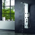 Colonna doccia effetto cascata in Abs finitura cromata | Kaman-5050 kamalu - 5