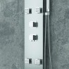 Colonna doccia effetto cascata in Abs finitura cromata | Kaman-5050 kamalu - 4