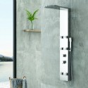 Colonna doccia effetto cascata in Abs finitura cromata | Kaman-5050 kamalu - 1