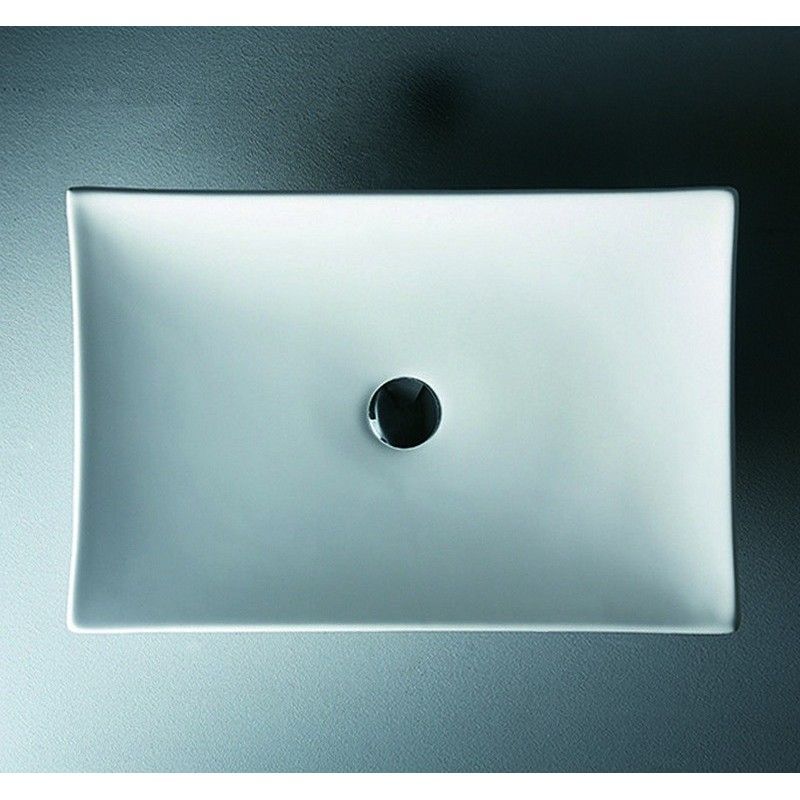 Lavabo appoggio Ultramoderno 60cm Ceramica Litos-0008