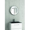 Specchio bagno led tondo con contenitore | KAM-138 kamalu - 2